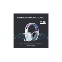 Logitech G G733 LIGHTSPEED Wireless RGB Gaming Headset - Ultimate Comfort & Immersive Sound in White